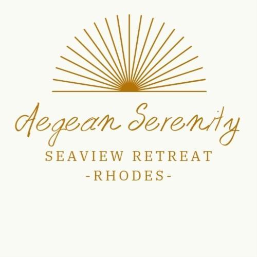 Aegean Serenity - Sea View Retreat Архангелос Экстерьер фото