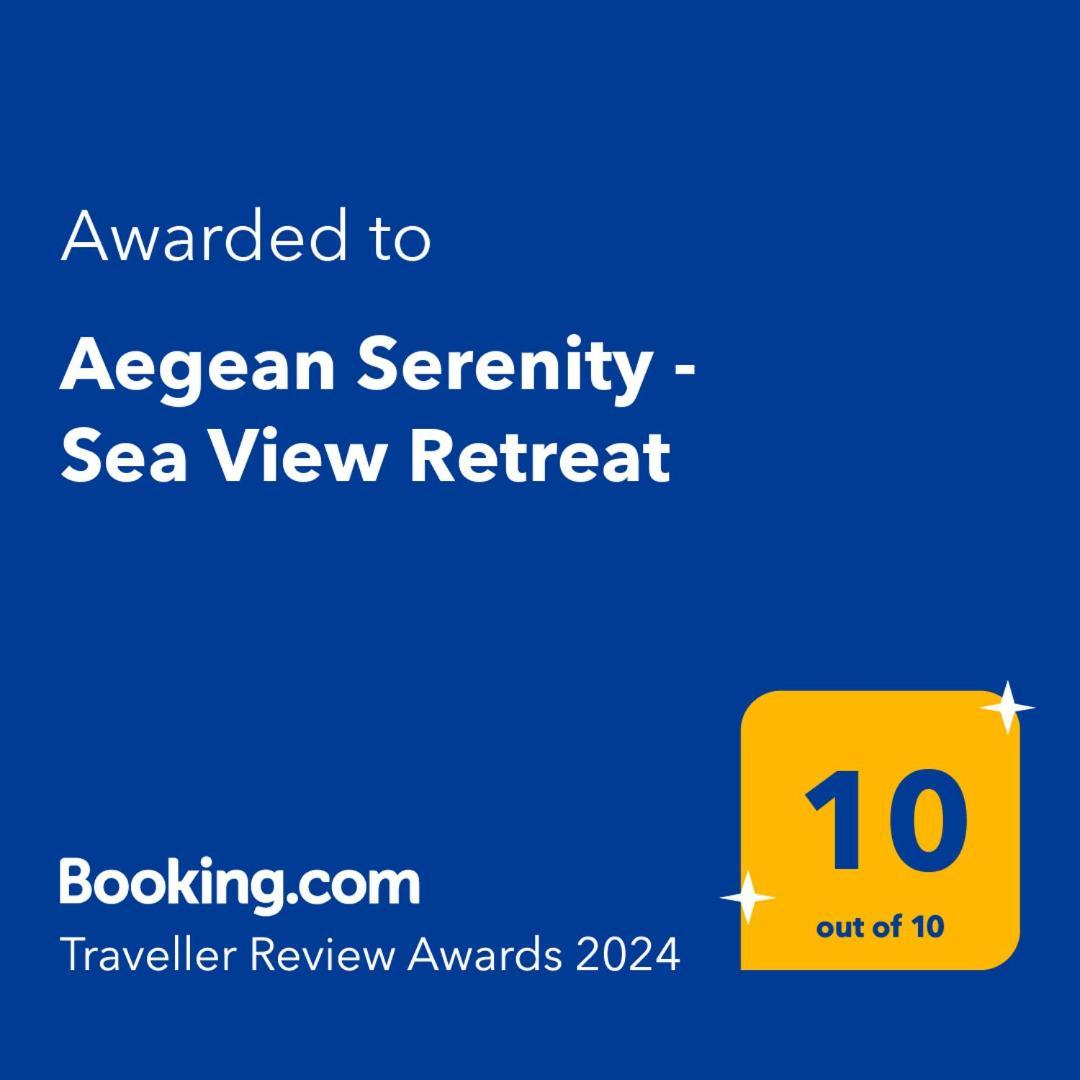 Aegean Serenity - Sea View Retreat Архангелос Экстерьер фото