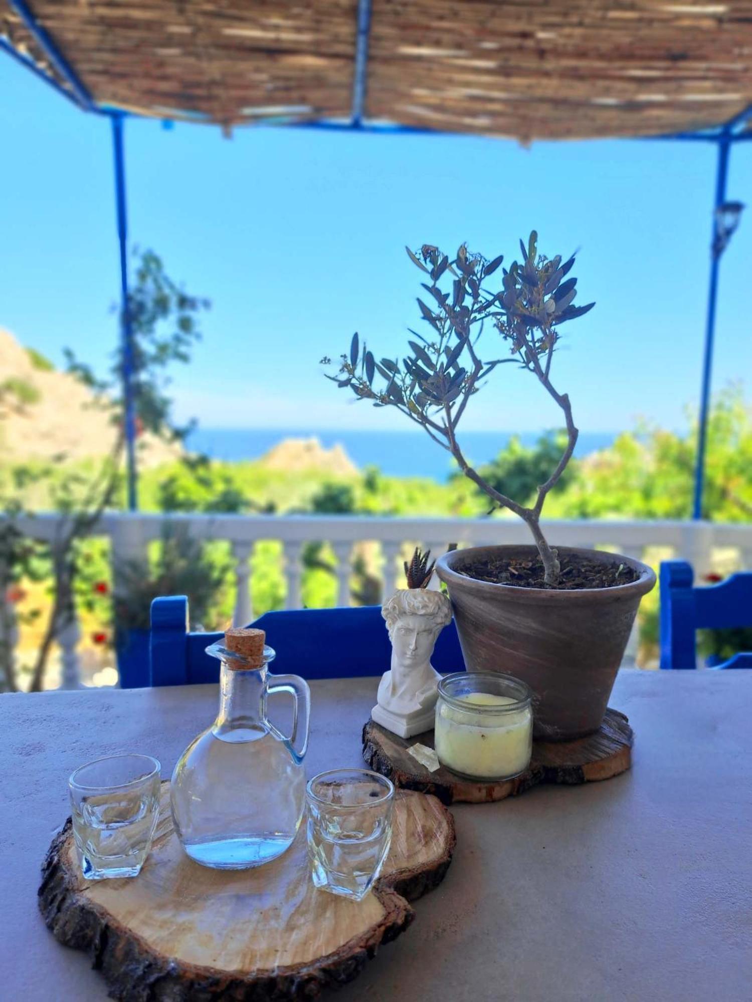 Aegean Serenity - Sea View Retreat Архангелос Экстерьер фото