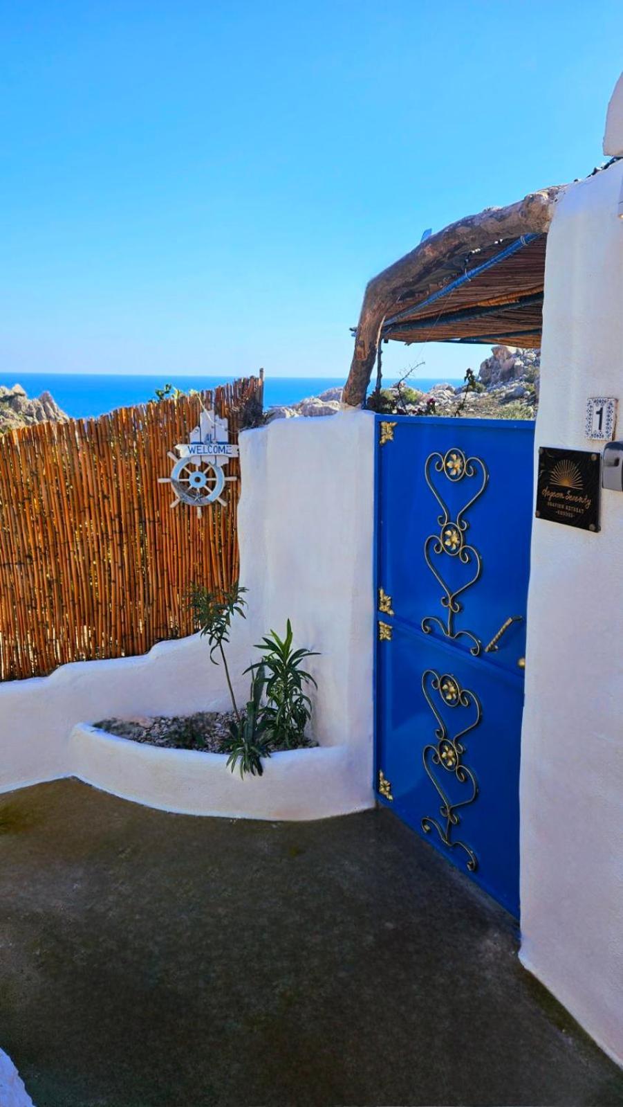 Aegean Serenity - Sea View Retreat Архангелос Экстерьер фото